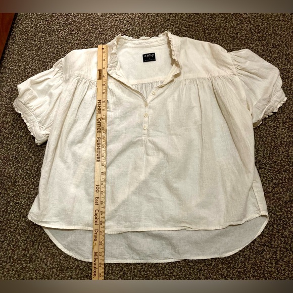 New Listing-Esby Women's Ivory Blouse - Picture 6 of 7